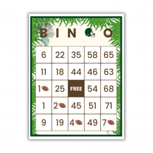 80 Football Bingo Cards | Sports Watch Party | Instant Download | Printable | Party Game