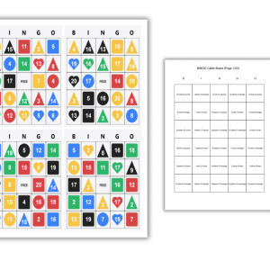 Shapes and Colors Bingo Game | Printable Shapes Bingo | Color & Shape Recognition Activity | Preschool Classroom Game PDF