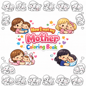 How I Met My Mother Coloring Book | Baby Shower Color Pages | Printable Kids Activities